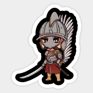 Galloping Glory: Polish Winged Hussar Sticker